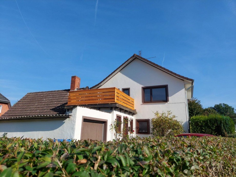 Giebel mit Balkon Einfamilienhaus Wahlstedt