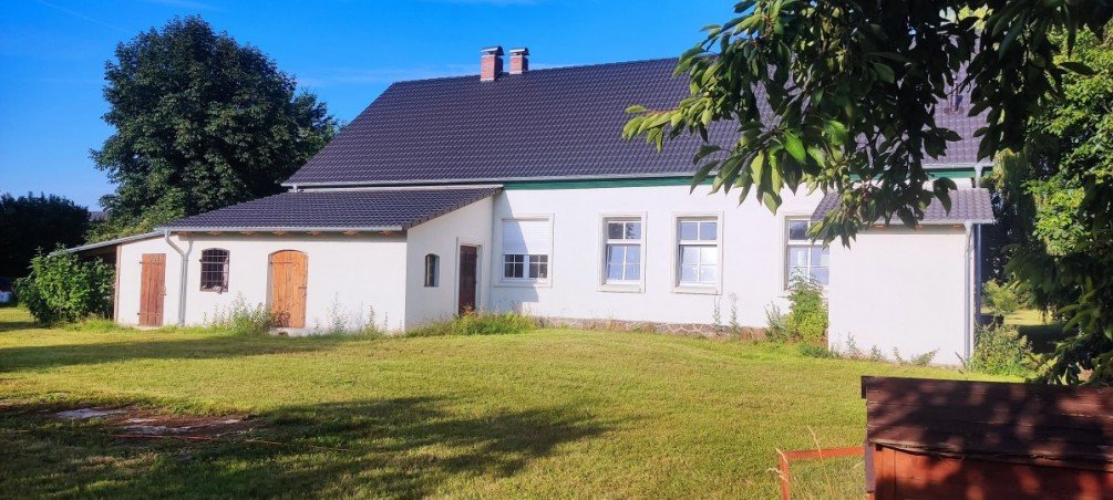 R�ckansicht Einfamilienhaus Dambeck