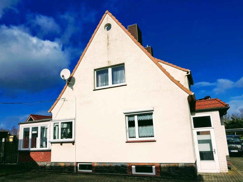 R�ckansicht Haus Einfamilienhaus G�gelow