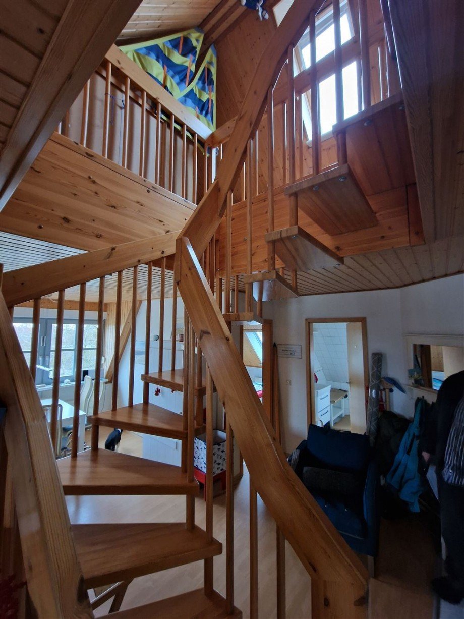 Treppe DG Dachgeschosswohnung Rerik