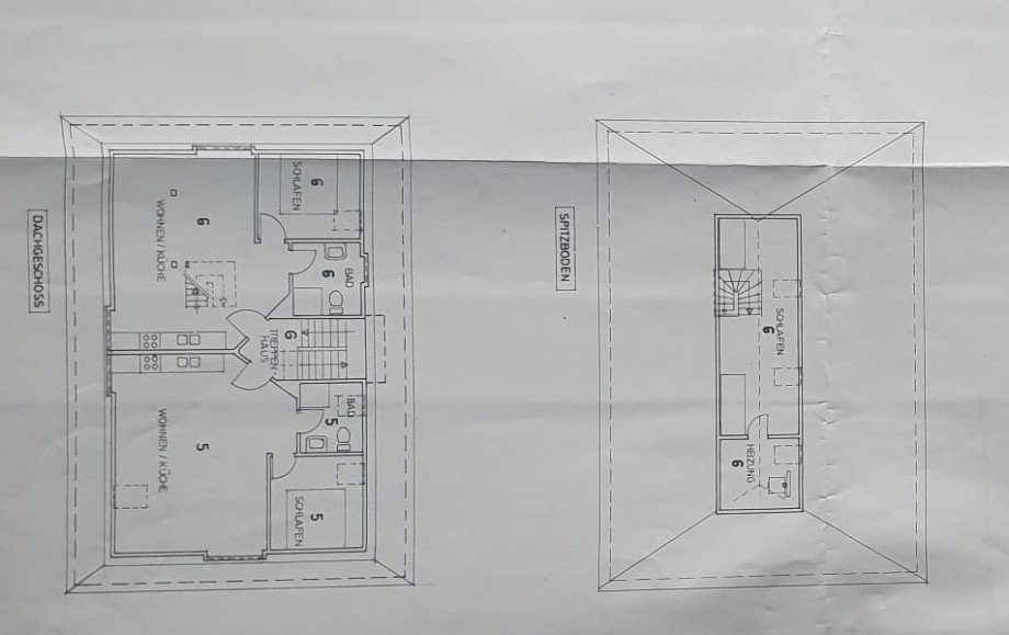 Grundriss Wohnung 6 Dachgeschosswohnung Rerik