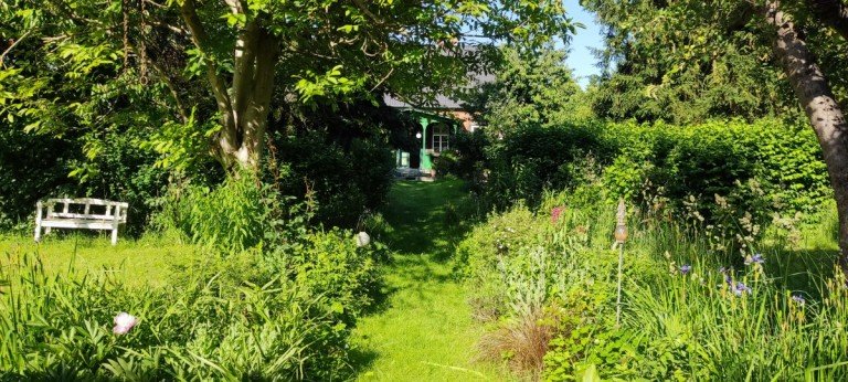 Gehweg zum Haus Dambeck Bauernhaus Warum sollten Sie genau dieses Landhaus kaufen?