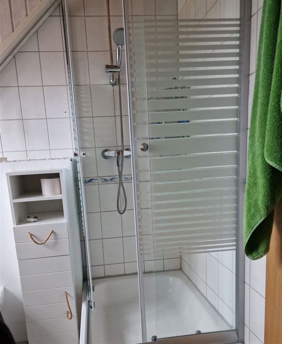 Dusche Dachgeschosswohnung Rerik