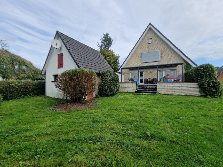Garten. Einfamilienhaus Westerhorn