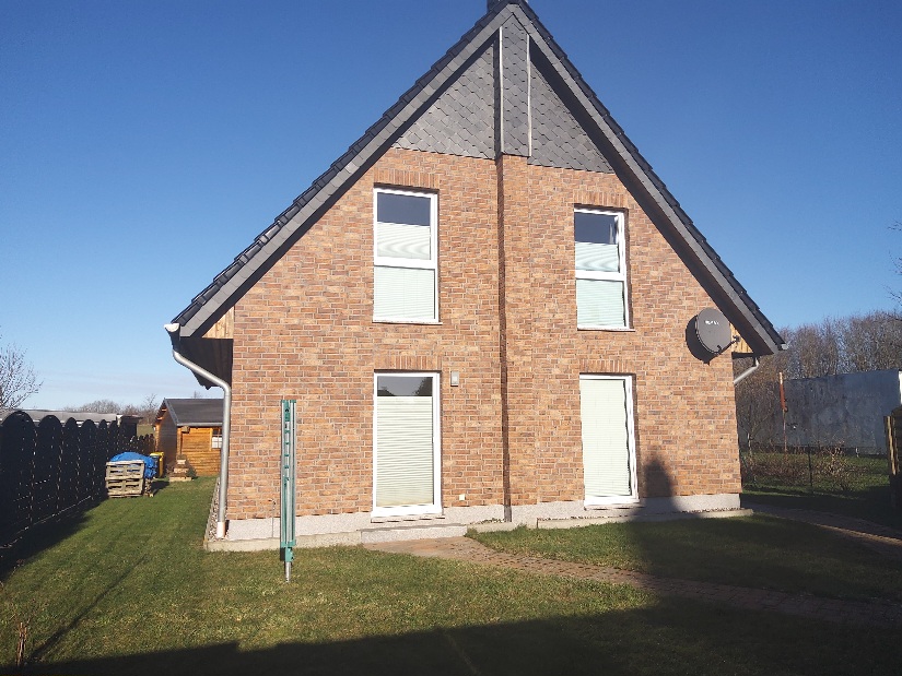 Ansicht s�den. Einfamilienhaus Kr�pelin